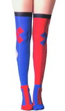 Bioworld BIW-GT41EZDCO-C DC Comics Harley Quinn Women's Sheer Costume Tights
