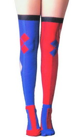 Bioworld BIW-GT41EZDCO-C DC Comics Harley Quinn Women's Sheer Costume Tights