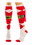 Bioworld BIW-KH3893POW-C Power Rangers Red Caped Women's Knee High Socks