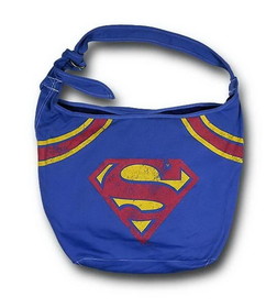 Bioworld DC Comics Superman Logo Hobo Bag