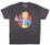 Bioworld BIW-TS1M9PFOT15 Fallout Vault Boy Men's Charcoal Heather T-Shirt