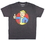 Bioworld BIW-TS1M9PFOT15 Fallout Vault Boy Men's Charcoal Heather T-Shirt