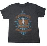 Bioworld Fantastic Beasts Youth Charcoal Logo T-Shirt