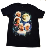 Bioworld Golden Girls Super Vintage Moon Men's Navy T-Shirt