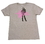 Bioworld Disney Hannah Montana Hot Pink Logo Grey T-Shirt