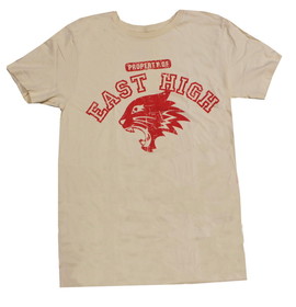 Bioworld High School Musical East High Adult Tan T-Shirt - Small