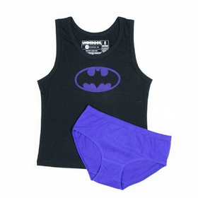 Bioworld BIW-ZG25CXSXS DC Comics Batgirl Girl's Tank/Underwear Underoos Set