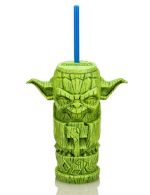 Beeline Creative Creative  BLC-00323-C Geeki Tikis Star Wars Yoda Plastic Tumbler | Holds 17 Ounces