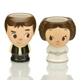 Beeline Creative BLC-44514-C Cupful of Cute Star Wars Han and Leia 16-Ounce Ceramic Mugs | Set of 2