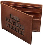Pulp Fiction Bad Mother F**ker Embroidered Brown Leather Wallet