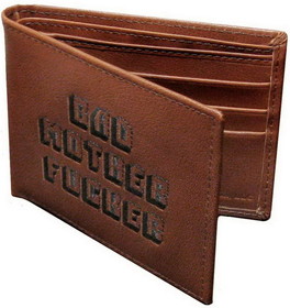 Pulp Fiction Bad Mother F**ker Embroidered Brown Leather Wallet
