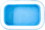 Bestway BNZ-54006-C Bestway 54006 Family Blue 8 Foot Rectangular Inflatable Pool