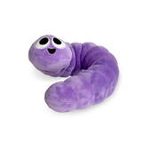 Bonkers Toys BON-SLITHERPLSHPRP-C Slither IO Jumbo 24 Inch Bendable Plush | Purple