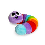 Bonkers Toys BON-SLITHERPLSHRNW-C Slither IO Jumbo 24 Inch Bendable Plush | Rainbow