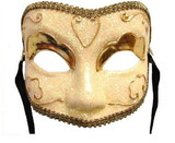Bauer Pacific Imports Golden Lady Eye Venetian, Masquerade, Mardi Gras Mask