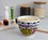 Boom Trendz BTZ-BOWL-ALLOVRTXT-C Bowl Bop Noodle Collage Japanese Dinner Set | 16-Ounce Ramen Bowl, Chopsticks