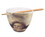 Boom Trendz BTZ-BOWL-CHERUB-C Bowl Bop Cherub Fine Art Japanese Dinner Set | 16-Ounce Ramen Bowl, Chopsticks