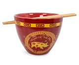 Boom Trendz BTZ-BOWL-PIG-C Year Of The Pig Chinese Zodiac 16-Ounce Ramen Bowl and Chopstick Set