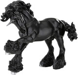 Breyer Animal Creations BYR-1841-C Breyer Traditional 1:9 Scale Model Horse | Obsidian Unicorn Stallion