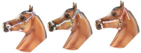 Breyer Animal Creations BYR-2474-C Breyer 1:9 Model Horse Accessory Set: Nylon Halters (Hot Colors)