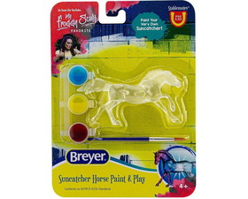 Breyer Animal Creations BYR-4230_MUS-C Breyer Suncatcher Horse Paint & Play DIY Set | Mustang