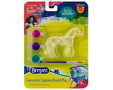 Breyer Animal Creations BYR-4231_WM-C Breyer Suncatcher Unicorn Paint & Play DIY Set | Warmblood Mare