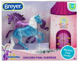 Breyer Animal Creations BYR-6052A-C Breyer Stablemates Mystery Unicorn Foal Surprise, Set A
