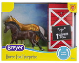 Breyer Animal Creations BYR-6222_1-C Breyer Horse Foal Surprise | Palomino Thoroughbred & Bay Warmblood