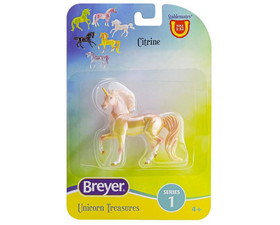 Breyer Animal BYR-6928_CIT-C Breyer Unicorn Treasures 1:32 Scale Model Horse | Citrine
