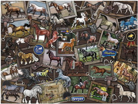 Breyer Animal Creations BYR-8432-C World of Breyer Horses 500 Piece Jigsaw Puzzle