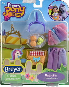 Breyer Animal Creations BYR-8512-C Piper Pony Tales Unicorn Picnic Adventure