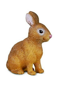 Breyer Animal Creations BYR-88002-C CollectA Wildlife Collection Miniature Figure | Rabbit