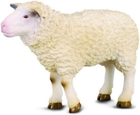 Breyer Animal Creations BYR-88008-C CollectA Farm Life Collection Miniature Figure | Sheep
