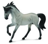Breyer Animal Creations BYR-88464-C Breyer 1:18 CollectA Model Horse: Grey Andalusian Stallion