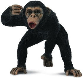 Breyer Animal Creations BYR-88492-C CollectA Wildlife Collection Miniature Figure, Chimpanzee Male