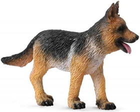 Breyer Animal Creations BYR-88553-C CollectA Cats & Dogs Collection Miniature Figure | German Shepherd Puppy