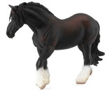 Breyer Animal Creations BYR-88582-C Breyer 1:18 Corral Pals Horse Collection: Black Shire Horse Mare