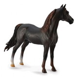 Breyer Animal Creations BYR-88647-C Breyer 1:18 CollectA Model Horse: Chestnut Morgan Stallion