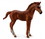 Breyer Animal Creations Breyer CollectA Series Chestnut Thoroughbred Standing Foal Model Horse