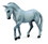Breyer Animal Creations BYR-88733-C Breyer 1:18 CollectA Model Horse: Grey Trakehner Stallion