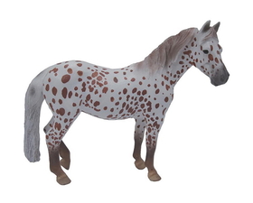 Breyer Animal Creations BYR-88750-C Breyer 1:18 CollectA Model Horse: Chestnut Leopard British Spotted Pony Mare