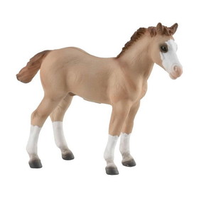 Breyer Animal Creations Breyer CollectA 1/18 Model Horse - Red Dun Quarter Foal