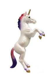 Breyer CollectA 1:18 Scale Model Horse, Unicorn Foal Rearing Rainbow