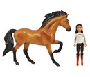 Breyer Animal Creations BYR-9206-C Spirit Riding Free Small Horse & Doll Set: Spirit & Lucky