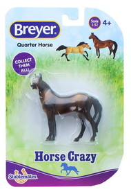 Breyer Animal Creations BYR-97244_QH-C Breyer Stablemates Horse Crazy 1:32 Scale Model Horse | Quarter Horse