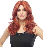 Costume Culture by Franco CAG-21124-C Ginger Diva Adult Costume Wig | Copper
