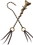 California Costumes CCC-6222-084-C Egyptian Cobra/Pharaoh Scepters Costume Accessory Set