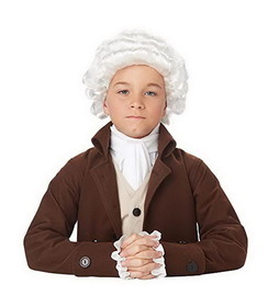California Costumes Colonial Man Child Costume Wig