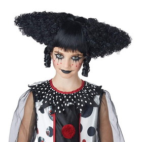 California Costumes Creepy Clown Women's Costume Wig - Black