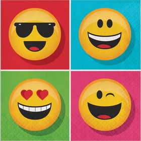 Show Your Emojions 6.5" Paper Luncheon Napkins: 16 Count